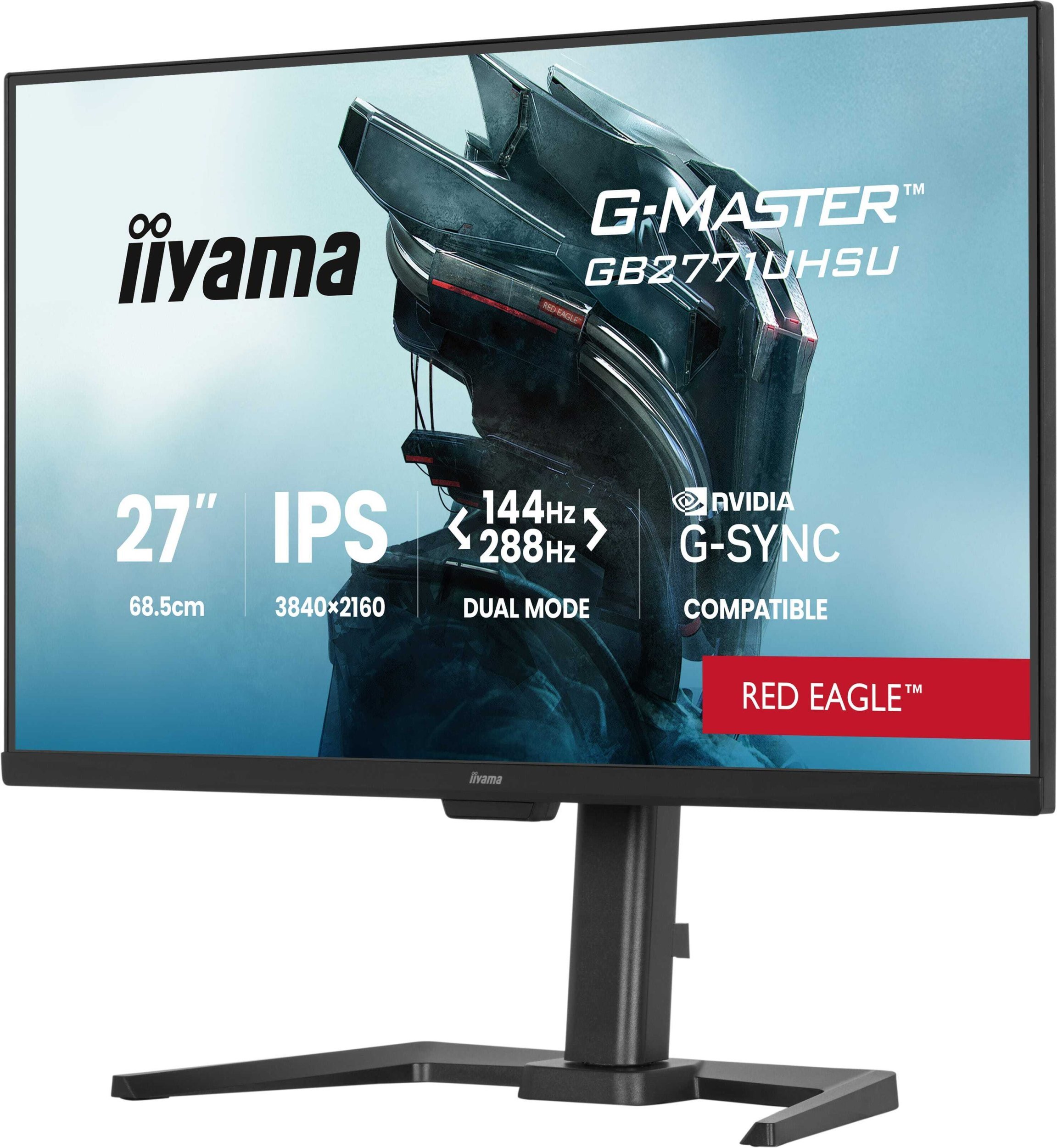 Monitor iiyama G-MASTER GB2771UHSU-B1 Red Eagle, 27", 4K, IPS, i zi