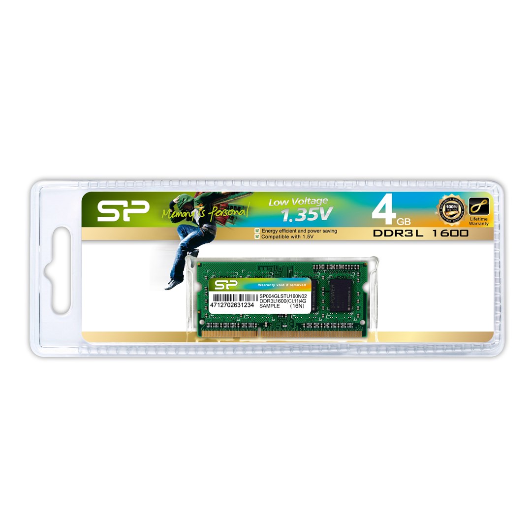 Memorie Silicon Power SODIMM DDR3L, 4GB, 1600MHz, CL11