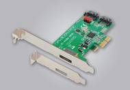 Kontroller SATA Dawicontrol DC-610e, PCIe 2.0 x1, 2x SATA 3, eSATA