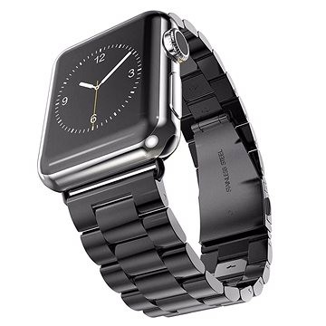 Rrip çeliku Eternico Elegance për Apple Watch, 42 44 45mm Ultra 49mm, i zi