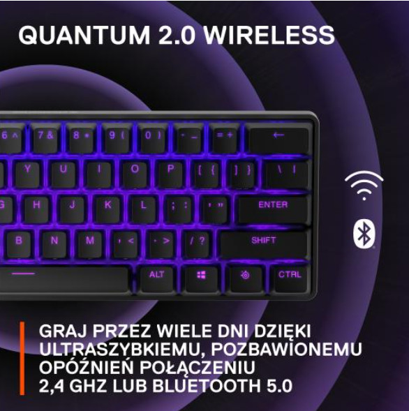 Tastierë për lojëra SteelSeries Apex Pro Mini, e zezë