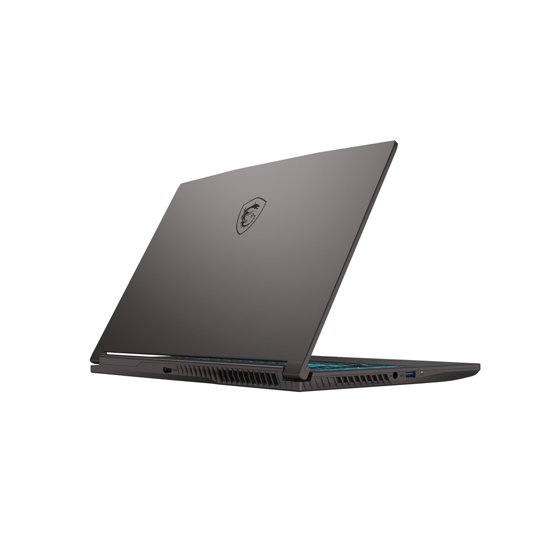 Laptop MSI Thin 15 B12UCX-1818XPL, 15.6", Intel Core i5-12450H, 16GB RAM, 512GB SSD, NVIDIA GeForce RTX 2050, i hirtë i errët