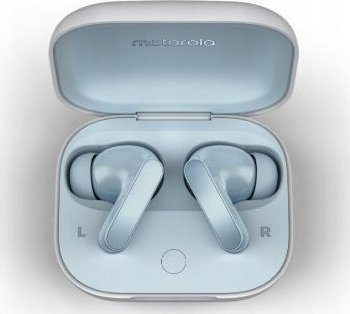 Kufje pa tela Lenovo Moto Buds, ergonomike, Glacier Blue