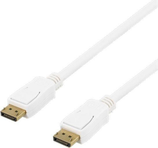 Kabllo Deltaco, 3 m, e bardhë