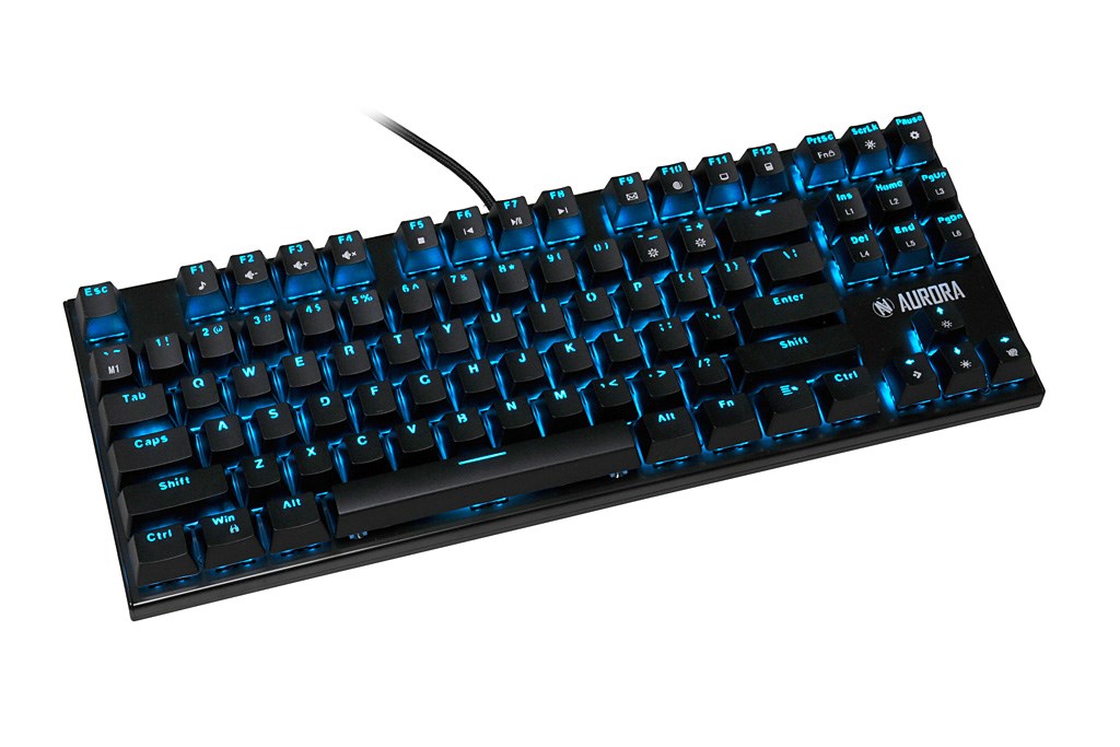 Tastierë iBOX Aurora K-2R, Blue Switch, RGB, e zezë