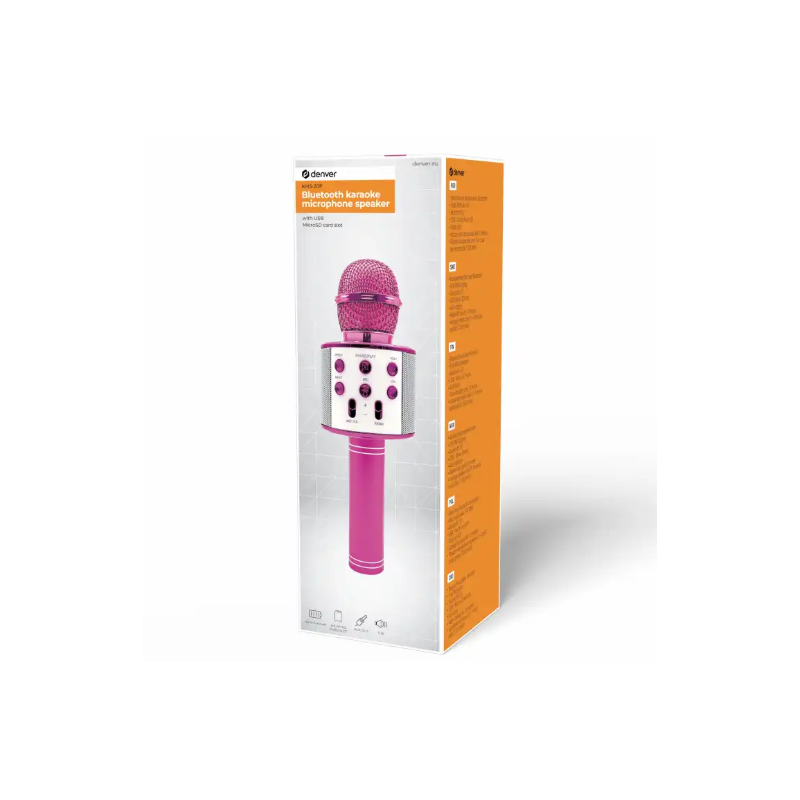 Denver Party Karaoke Mic (Pink)