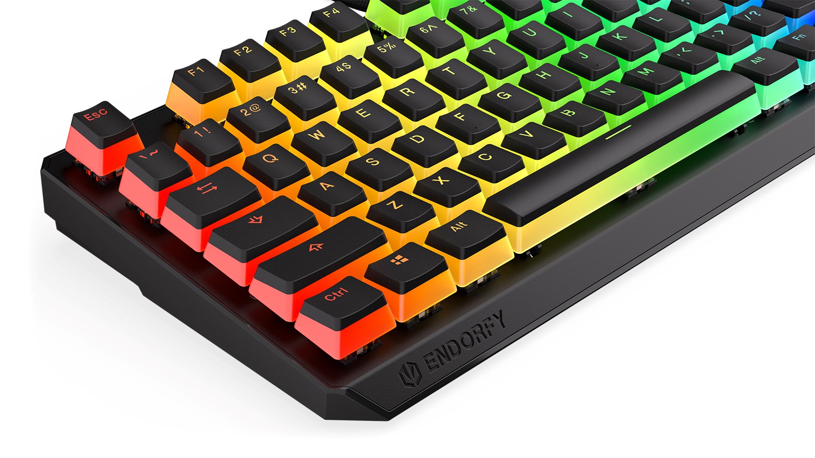Tastierë mekanike Gaming Endorfy THOCK TKL PUD, USB, Kailh Blue, RGB