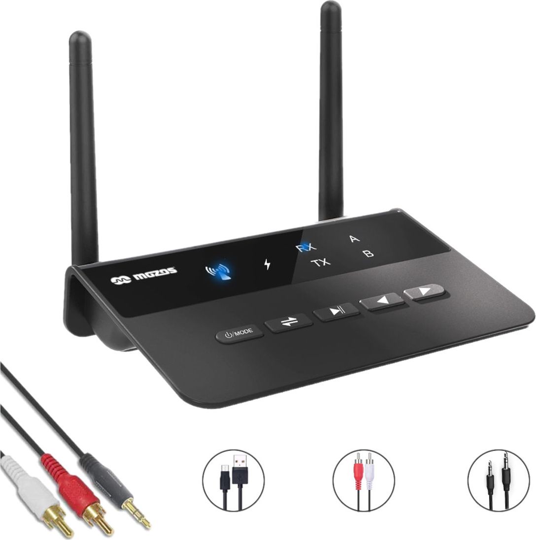 Блутут адаптер Мозос B2 APT-X, aptX HD, компактен, црн