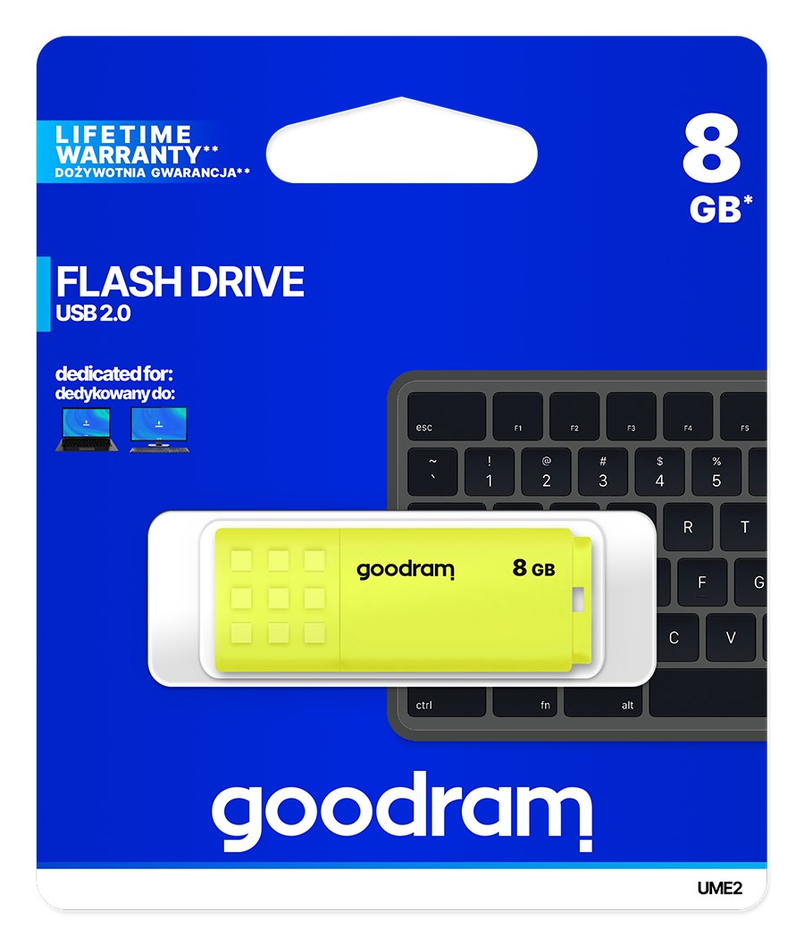 USB Goodram UME2, 8 GB, USB Type-A