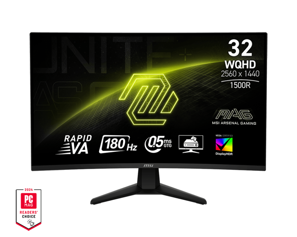 Monitor MSI MAG 32CQ6F, 31.5", WQHD, 180Hz, i zi