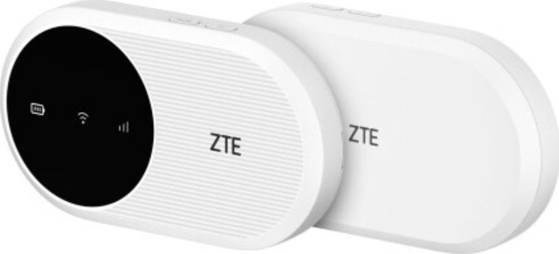 Hotspot portativ ZTE U10, 4G, Wi‑Fi 6, i bardhë