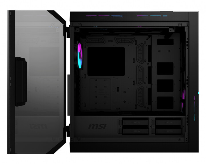 Kasë MSI MPG SEKIRA 500X, 1xARGB 120mm, e zezë