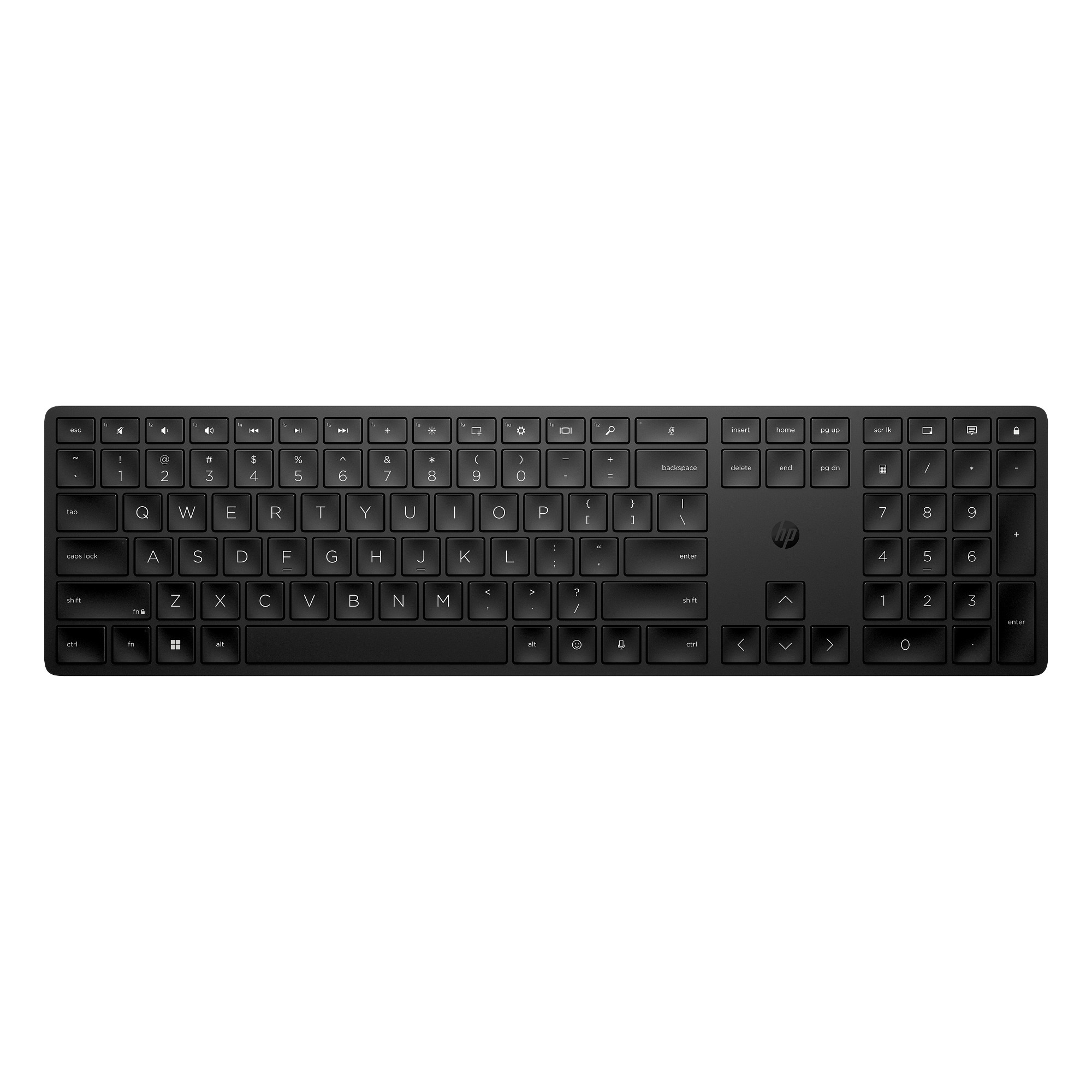 Tastierë pa tela HP 450 Wireless, USB, layout CZ SK, e zezë