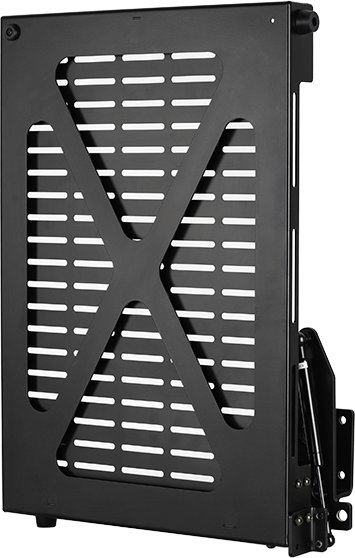 Рафт AV B-Tech BT7884, за уреди зад екранот, црн