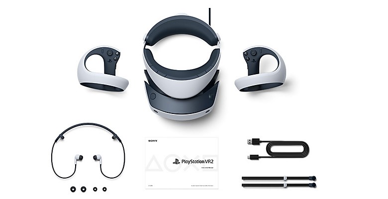 Set PlayStation VR2 dhe Horizon Call of the Mountain, i bardhë