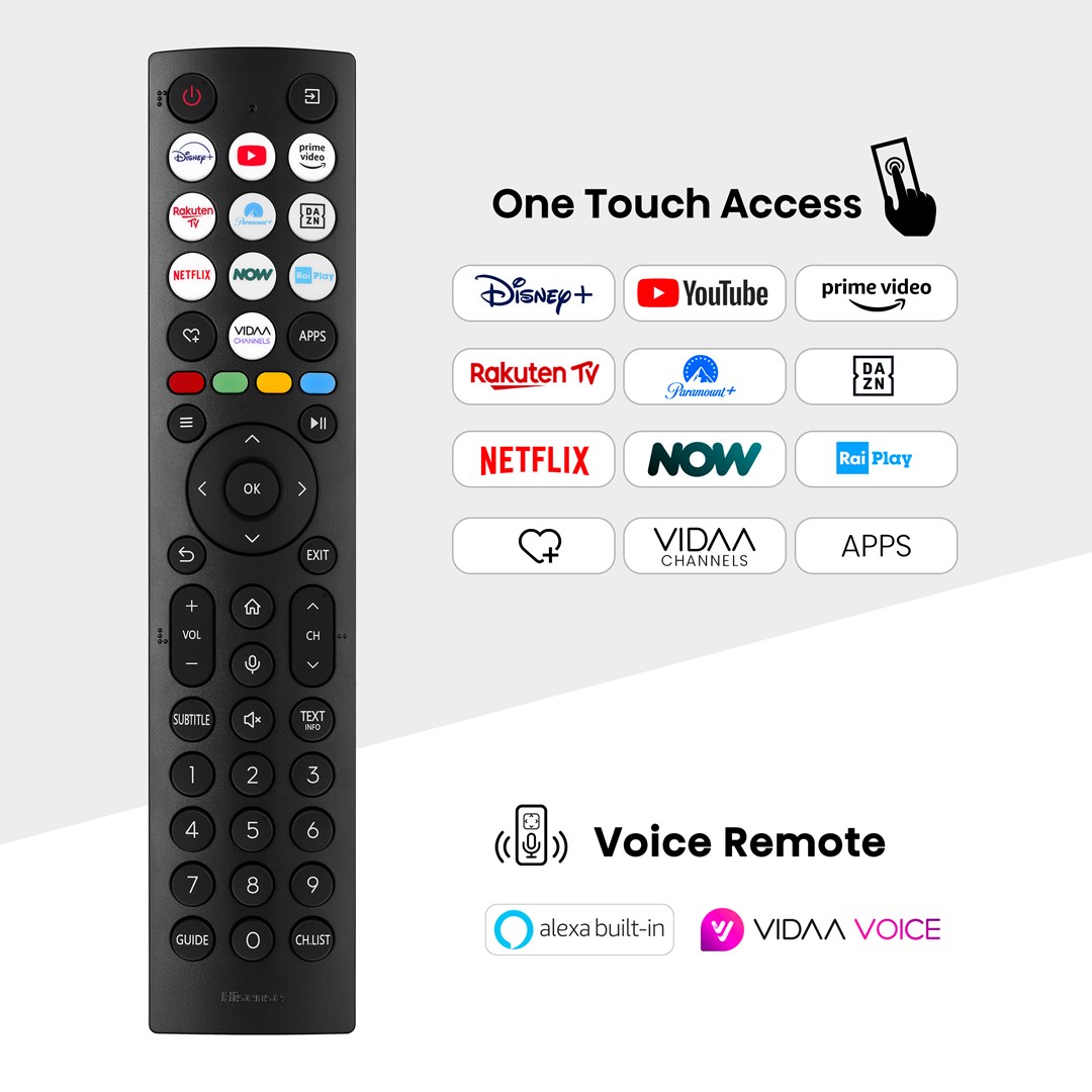 Televizor Hisense 50E7NQ, 50" QLED UHD 4K, Smart VIDAA, i zi