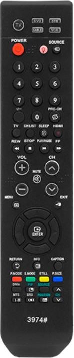 Pilot universal BLOW për Samsung, për TV VCR DVR, i zi