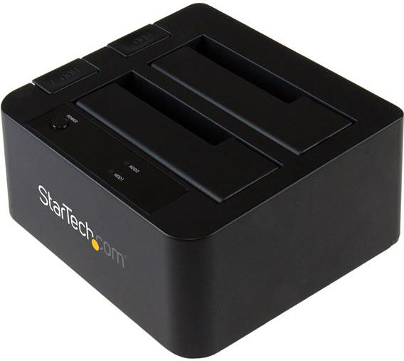 Stacion dokues StarTech për disqe 2.5”/3.5” SDOCK2U313, USB 3.2 Gen 2, i zi