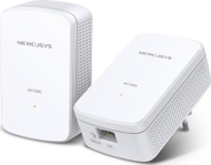 Powerline адаптер Mercusys MP500, комплет, 1000Mbps, бел