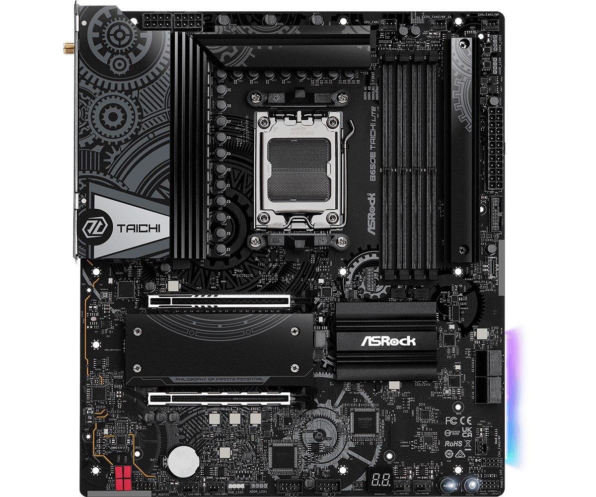 Матична плоча Asrock B650E Taichi Lite AMD B650 Socket AM5 Extended ATX