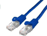 Kabllo rrjeti C TECH CB PP6 05B, Cat6 UTP, 0.5m, blu