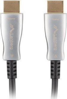 Lanberg HDMI Оптички Кабел, 40 m, Црн