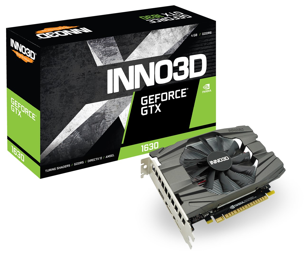 Kartë grafike Inno3D NVIDIA GeForce GTX 1630, 4 GB GDDR6