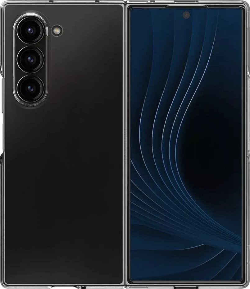 Mbulesë telefoni Spigen për Samsung Galaxy Z Fold 6 Air Skin, Crystal Clear, transparente