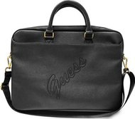 Торба за лаптоп Guess GUCB15PUSASBK, 15\", еколошка кожа, црна
