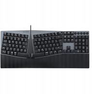 Tastierë Perixx PERIBOARD-535 RD, mekanike, layout gjerman QWERTZ, e zezë