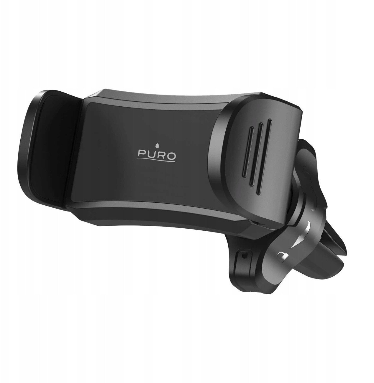 Mbajtëse universale për veturë Puro Spring 2, për smartphone, e zezë