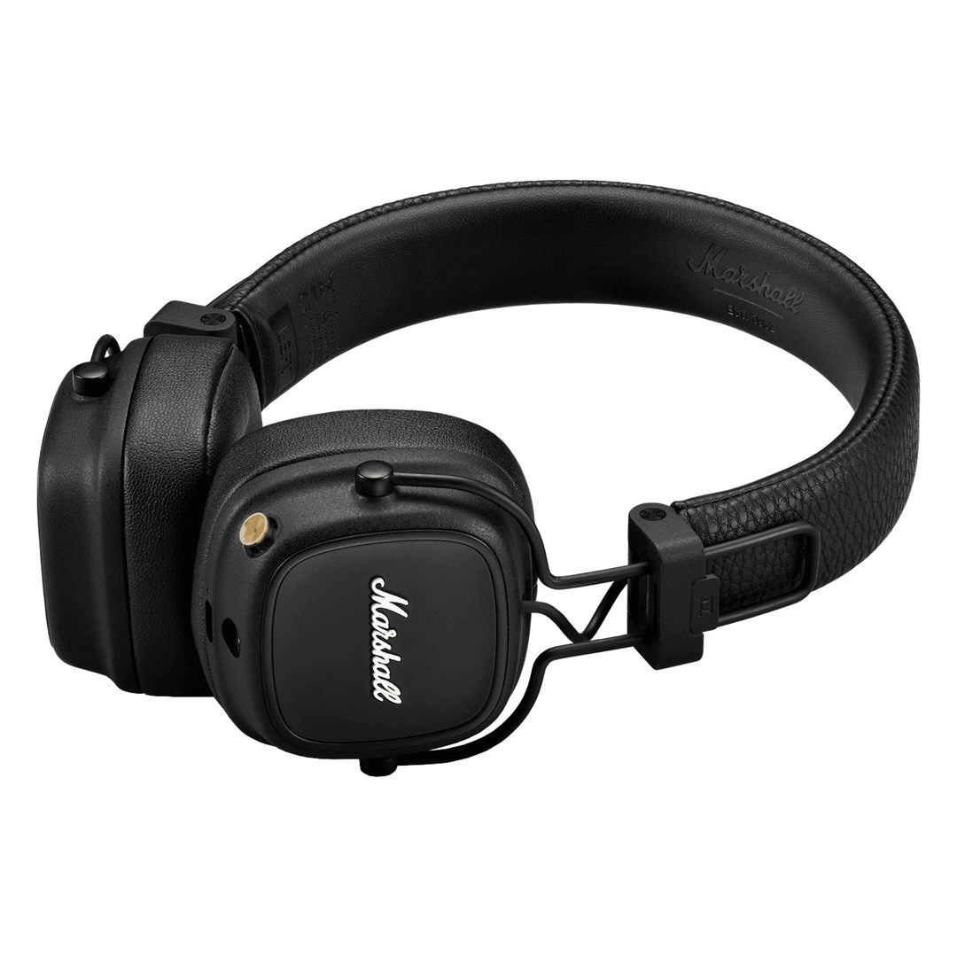[OUTLET] Kufje Marshall Major IV, Wireless, të zeza