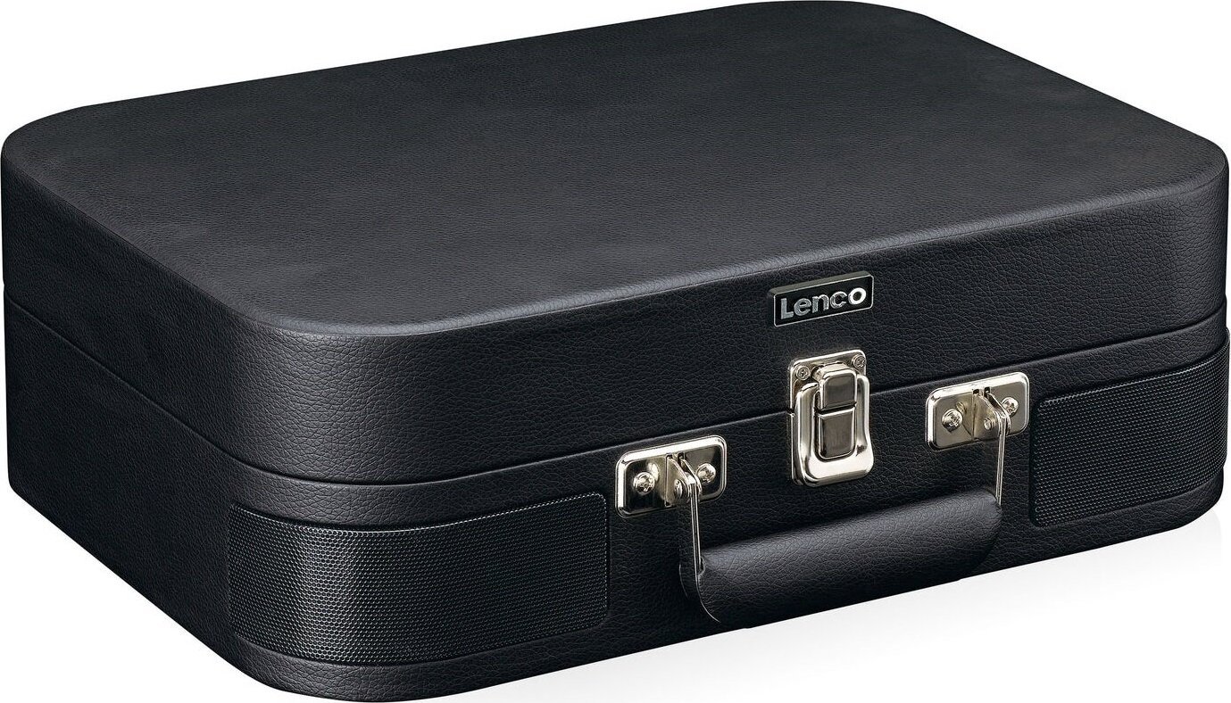 Gramafon portativ Lenco TT-116BK, USB, Bluetooth, i zi