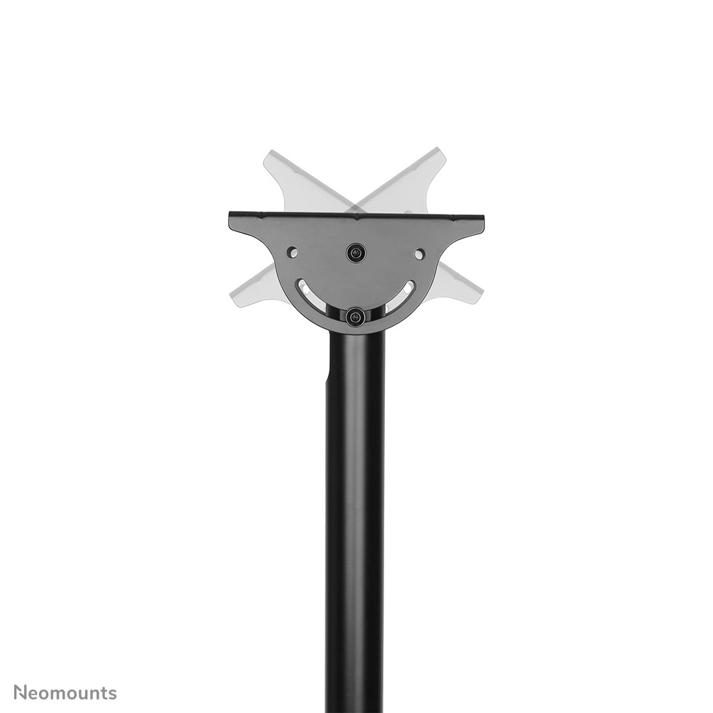 Mbajtëse tavani për dy monitorë/TV Neomounts NM-C440D, 32-60", 45kg, e zezë