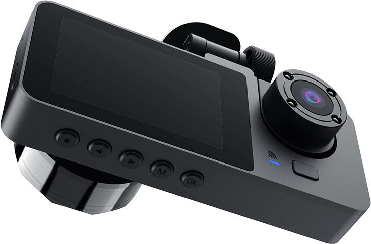 Kamerë sigurie për veturë Tracer Halo 360, Full HD, ekran 2x kamera, e zezë