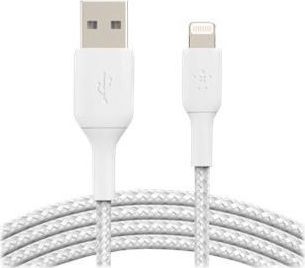 Kabllo Belkin USB-A - Lightning, 3m, e bardhë