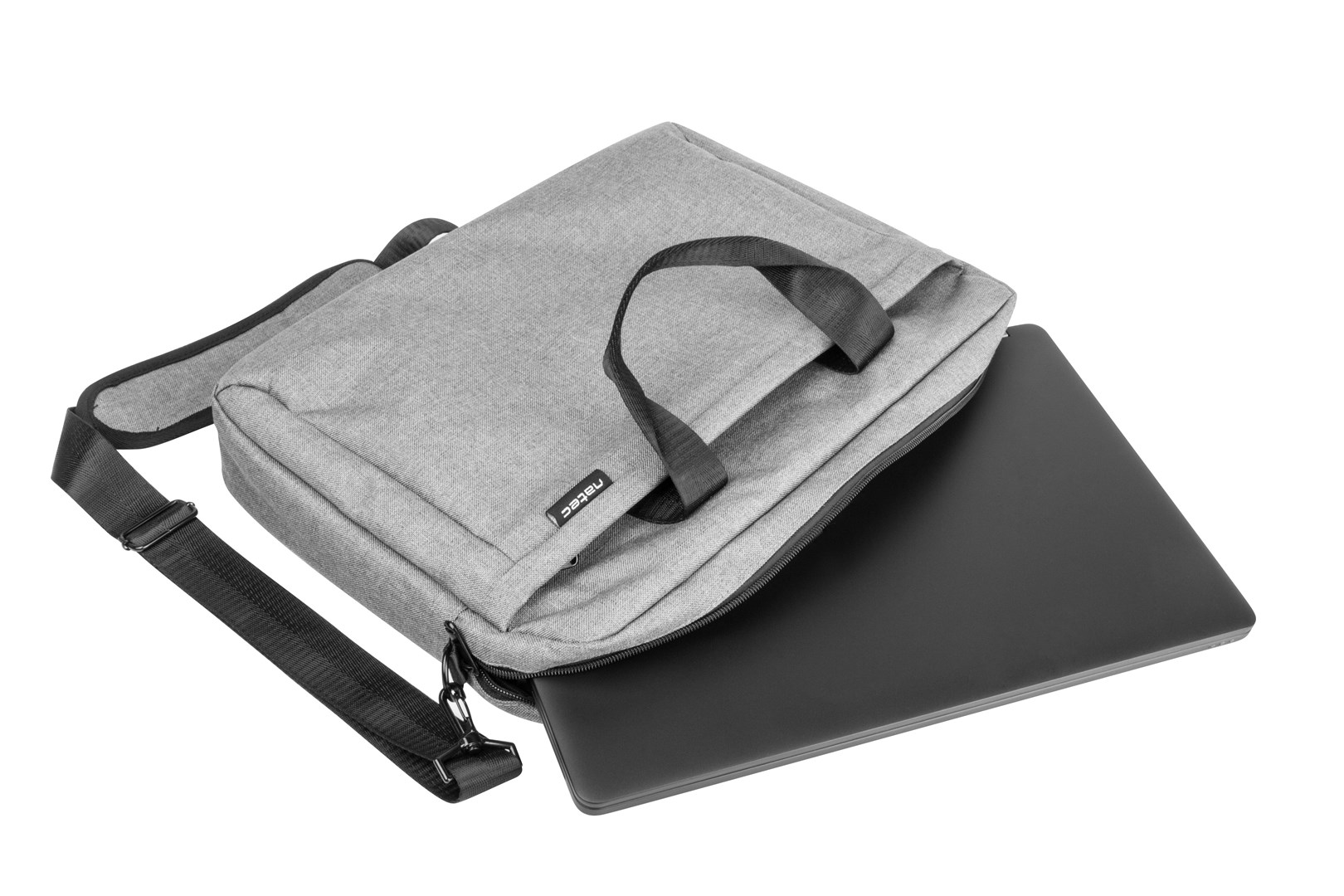 Çantë laptopi Natec Mustela, 15.6", e hirtë