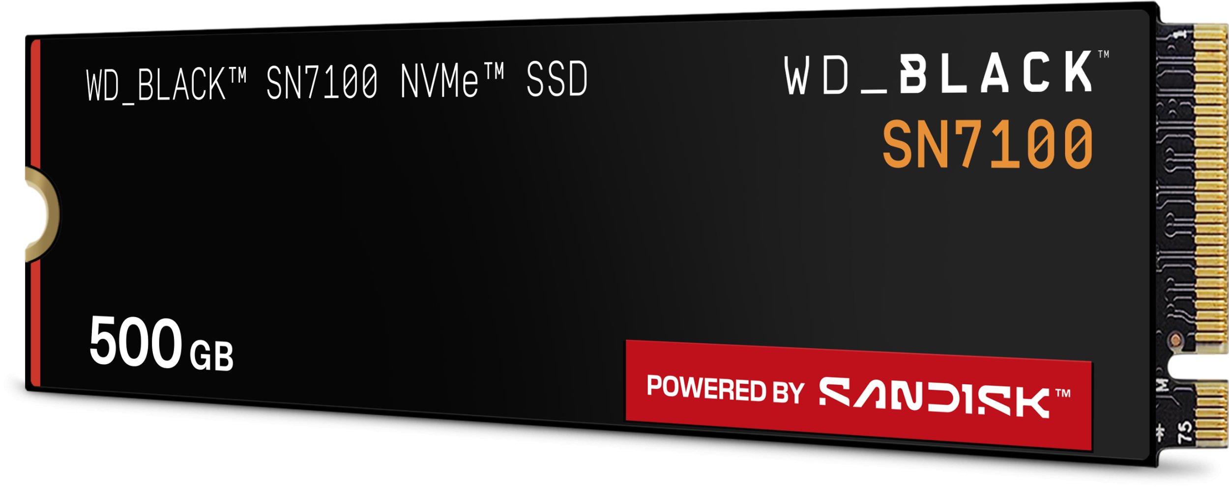 SSD i brendshëm WD Black SN7100, 2TB, M.2, i zi