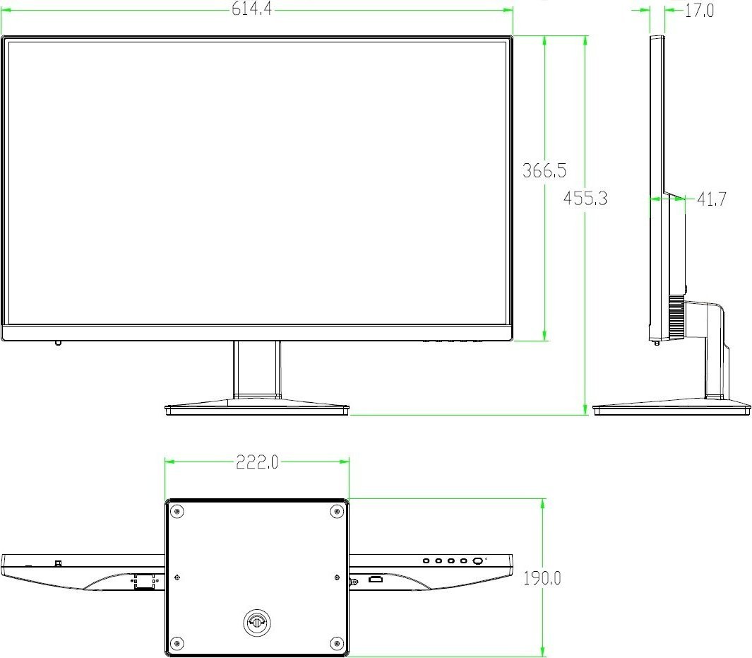 Монитор Dahua LM27-L200, 27", Full HD, црн