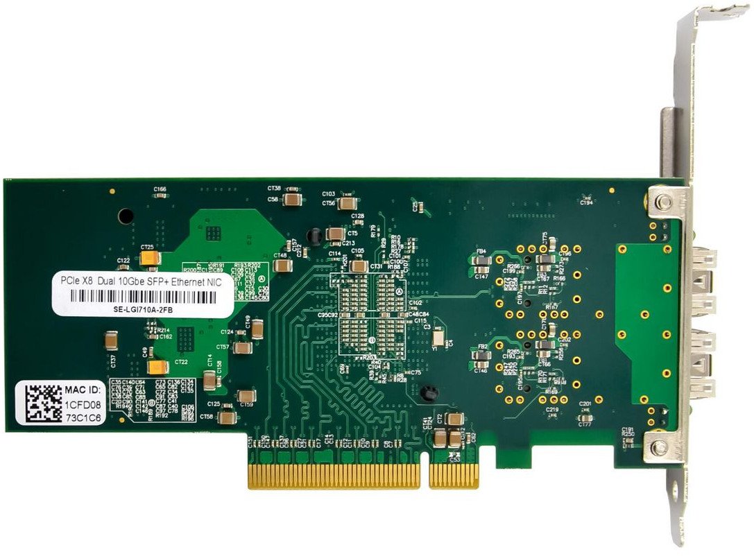 Kartë rrjeti Microconnect X710-DA2, PCIe x8, profesionale