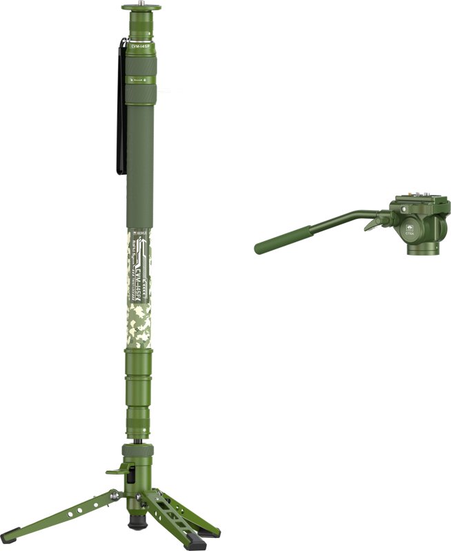 Aксесоар статив Sirui V Shape Gun Quick Release Clamp SI GC VB QC MB C, сет со адаптер за статив, зелен