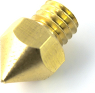 Млазница за 3D печатач OEM MK8, дијаметар 1mm, филамент 1.75mm, бакар