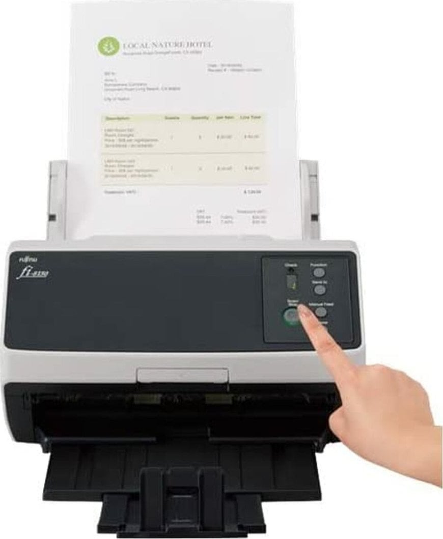 Scanner dokumentesh Fujitsu FI-8150, A4, 600x600 DPI, i zi gri