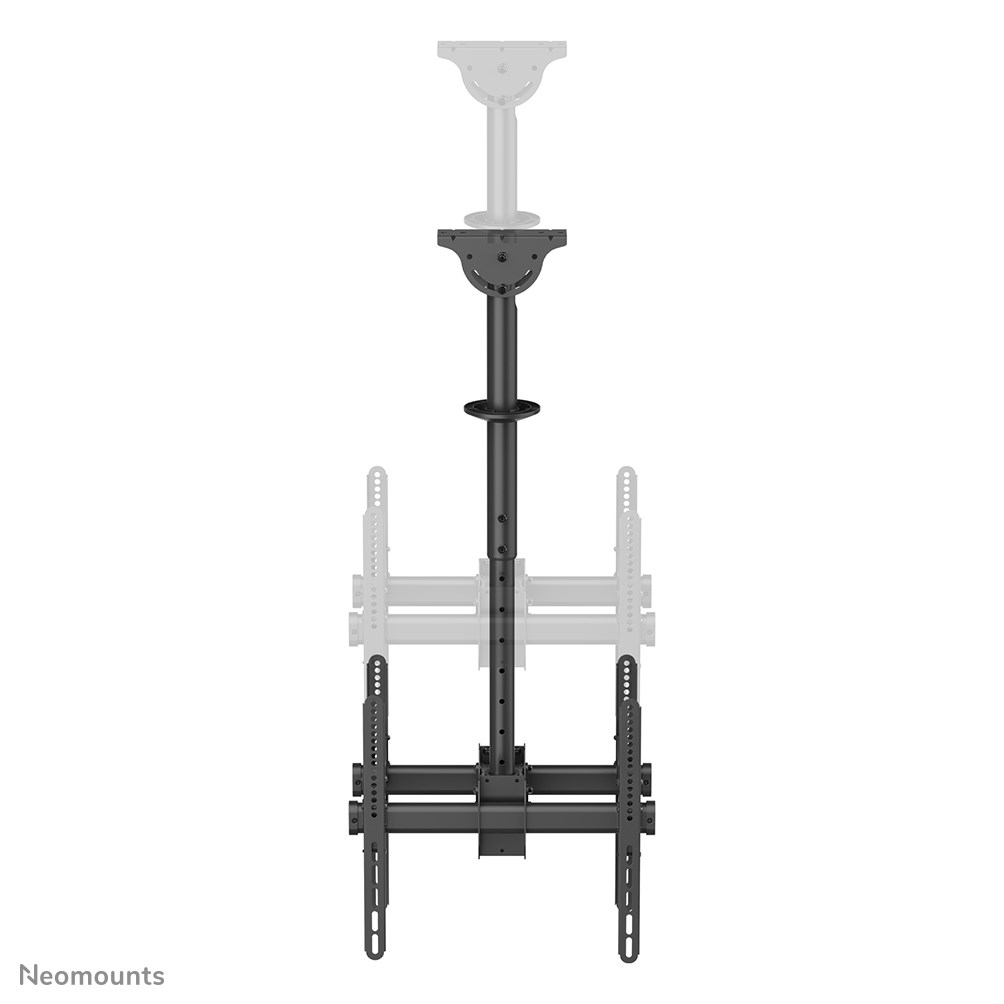 Mbajtëse tavani për dy monitorë/TV Neomounts NM-C440D, 32-60", 45kg, e zezë
