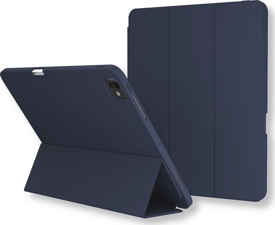 Навлака NEXT ONE Rollercase за iPad Pro M4 13", држач за Епл Пенсил, функција стојалка, сина