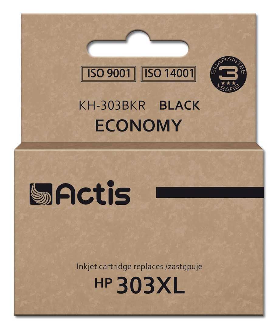 Ngjyrë printeri Actis KH-303BKR, 20ml, 600 faqe, e zezë