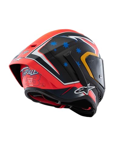 Helmeta moto Alpinestars Supertech R10 Miller LE, 2XL, karbon, e kuqe matte