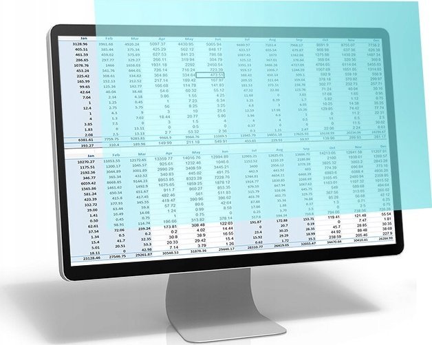 Filmi mbrojtës për monitor Qoltec Blue Light Filter 24, 24", 16:9, mat