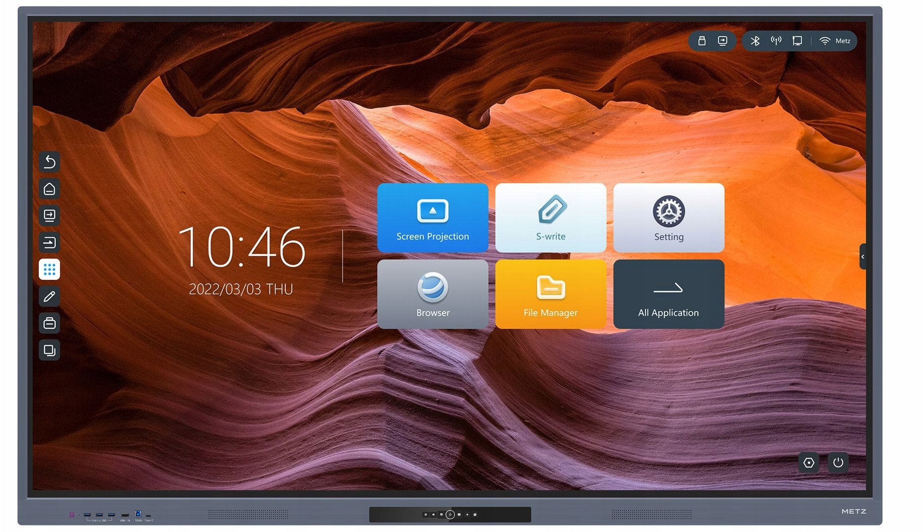 Monitor interaktiv METZ K Series 65KD1, 65", 4K UHD, i zi