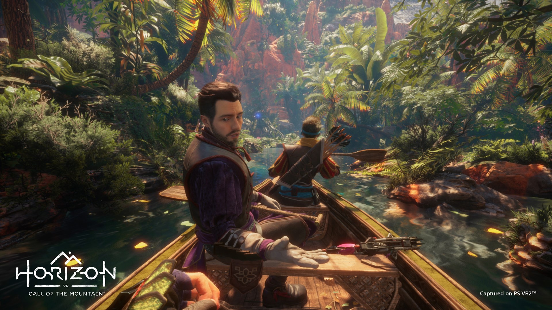 Set PlayStation VR2 dhe Horizon Call of the Mountain, i bardhë